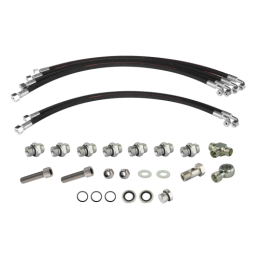 Hidraulika MF255 Ursus 3512 2812 hidraulinis skirstytuvas, 2 sekcijų žarnos ir jungtys