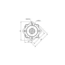 SMS hidraulinio variklio darbinis tūris: 250 cm3/aps. Apsūkiai: 310 aps./min. Į komplektą įeina kardaninis velenas