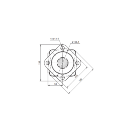 SMS hidraulinis variklis, darbinis tūris: 315 cm3/aps., greitis: 250 aps./min., komplekte su kardaniniu velenu