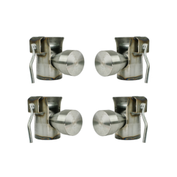 Keturių dešininių ir kairiųjų lizdų su apvertimo rutuliukais rinkinys priekabai, kurios keliamoji galia iki 8 tonų