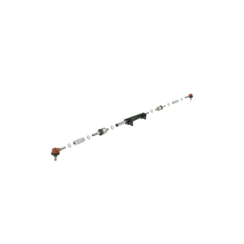 Hidraulinis vairo stiprintuvo cilindras, skirtas Ursus C-330, C-360, C-360-3P, Zetor 5211 - 7211. Skersai sumontuotas, 2 x 80 mm