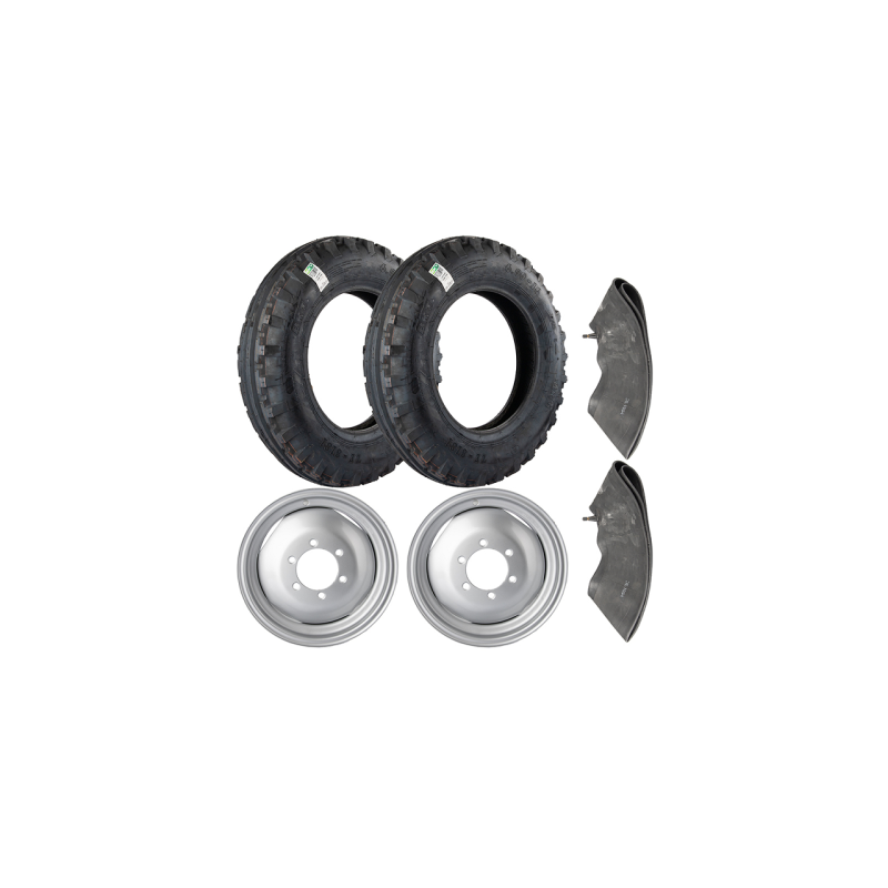 Pilnas priekinių ratų komplektas, padanga, ratlankis, kamera, Ursus C-330 C-360 MF3 T-25 6.00x16