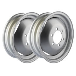 Pilnas priekinių ratų komplektas, padanga, ratlankis, kamera, Ursus C-330 C-360 MF3 T-25 6.00x16