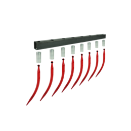 Krokodilo 1,4 m komplektinė sija + įvorės + dantys