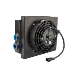 ST60 oro alyvos aušintuvas 230V su ventiliatoriumi, termostatu ir tvirtinimo elementais