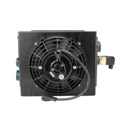 ST60 oro alyvos aušintuvas 230V su ventiliatoriumi, termostatu ir tvirtinimo elementais