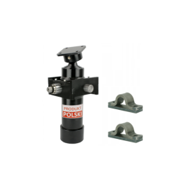 Teleskopinis hidraulinis cilindras 75/3/700 eigos 700 mm - su atrama ir tvirtinimo elementais