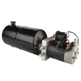 Hidraulinis agregatas su nuotolinio valdymo pultu „aukštyn-žemyn“, maitinimas: 12 V, galia: 2,0 kW, siurblys: 2,6 cm3, maks. slė