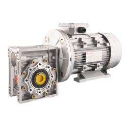 Trifazis 380 V 2,2 kW elektros variklis su HMRV 63 IEC90 sliekine pavarų dėže, kurios perdavimo skaičius yra 1:10. Atitinka NMRV