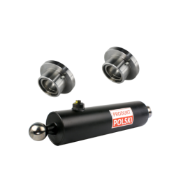 Teleskopinis hidraulinis cilindras priekabai HL6011 eiga: 500 mm + suvirinimo antgaliai