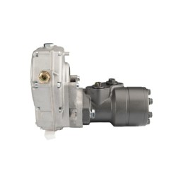 GR2 reduktorius, perdavimo skaičius: 3,0:1 + hidraulinis variklis BMR 160 375 aps./min. 9,6 kW 25 mm velenas