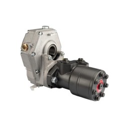 GR2 reduktorius, perdavimo skaičius: 3,0:1 + hidraulinis variklis BMR 160 375 aps./min. 9,6 kW 25 mm velenas