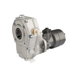 GR2 reduktorius, perdavimo skaičius: 3,0:1 + hidraulinis variklis BMR 200 300 aps./min. 8,2 kW 25 mm velenas
