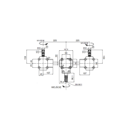 3 aliuminio skirstytuvo krumpliaračių rinkinys, ilgis: 450