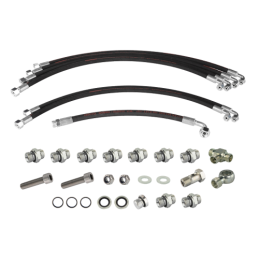 Hidraulika MF255 Ursus 3512 2812 hidraulinis skirstytuvas, 3 sekcijų žarnos ir jungtys