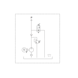 Pilnai sukomplektuotas mobilus hidraulinis maitinimo blokas 24V 2kW 2.6cm3 11L