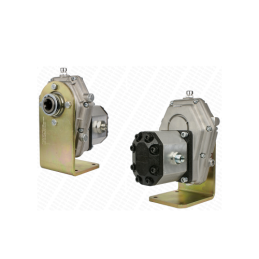 Daugiklio tvirtinimo detalė su krumpliaratine pompa, našumas iki 67 l/min. Pridedamas pagrindo tvirtinimo laikiklis.