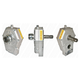 Pavarų dėžės daugiklio priedas 2 ir 3 grupės siurbliams, perdavimo skaičius: 1:3,8, galia: 20 kW, su PTO lizdu su skląsčiu ir PT