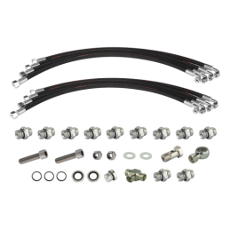 Hidraulika MF255 Ursus 3512 2812 hidraulinis skirstytuvas, 1 sekcijos ir 2 sekcijų žarnos ir jungtys