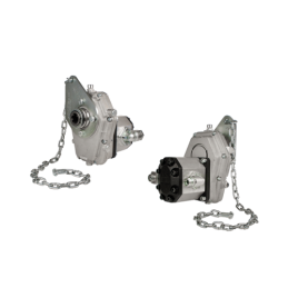 Daugiklio antgalis su krumpliaratine pompa, našumas iki 80 l/min. Pridedamas apsaugos nuo sukimosi apykaklė.