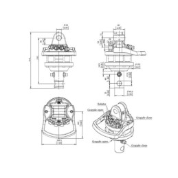 Hidraulinis rotatorius GR3 3/8" 20 L/min 3000kg