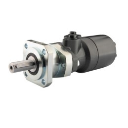 BMR 400 hidraulinis variklis su 25 mm velenu, darbinis tūris: 400 cm3/aps., greitis: 150 aps./min., komplektas su priedu, BMR va