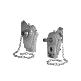 Pavarų dėžės daugiklio priedas 2 ir 3 grupės siurbliams, perdavimo skaičius: 1:3,8, galia: 20 kW, aprūpintas PTO lizdu su skląsč