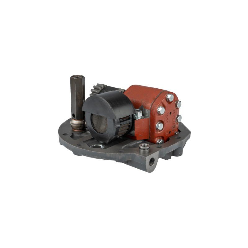 Pilnai sukomplektuotas siurblio dangtelis su išorinio skirstytuvo išleidimo anga, komplektuojamas su sustiprintu siurbliu, pavar