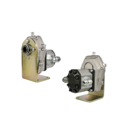 Daugiklio tvirtinimo detalė su krumpliaratine pompa, našumas iki 94 l/min. Pridedamas pagrindo tvirtinimo laikiklis.