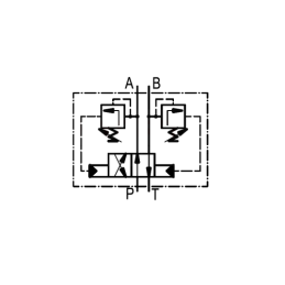 „Cetop“ automatinis perjungimo vožtuvas mėšlo kratytuvui, sriegis: 1/2 colio, srautas: 80 l/min, maksimalus slėgis: 350 barų