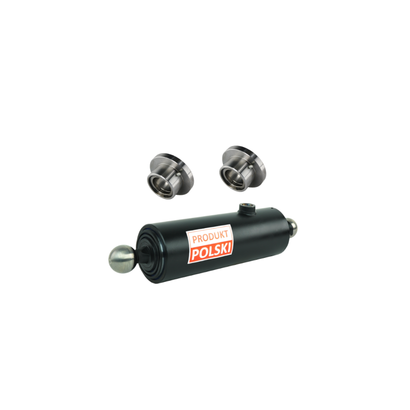 Teleskopinis hidraulinis cilindras priekabai HL8011 eiga: 580 mm + suvirinimo antgaliai