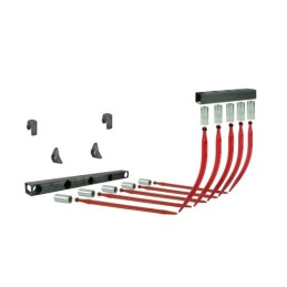 Krokodilo 0,83 m komplektas 2x sija + įvorės + dantys + tvirtinimas