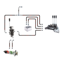Hidraulika MF255 Ursus 3512 2812 hidraulinis skirstytuvas, 1 sekcijos ir 3 sekcijų žarnos ir jungtys