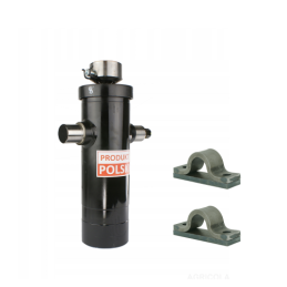 Teleskopinis hidraulinis cilindras priekabai, eiga: 984 mm, komplektuojamas su suvirinimo lizdu ir tvirtinimo kaiščiais