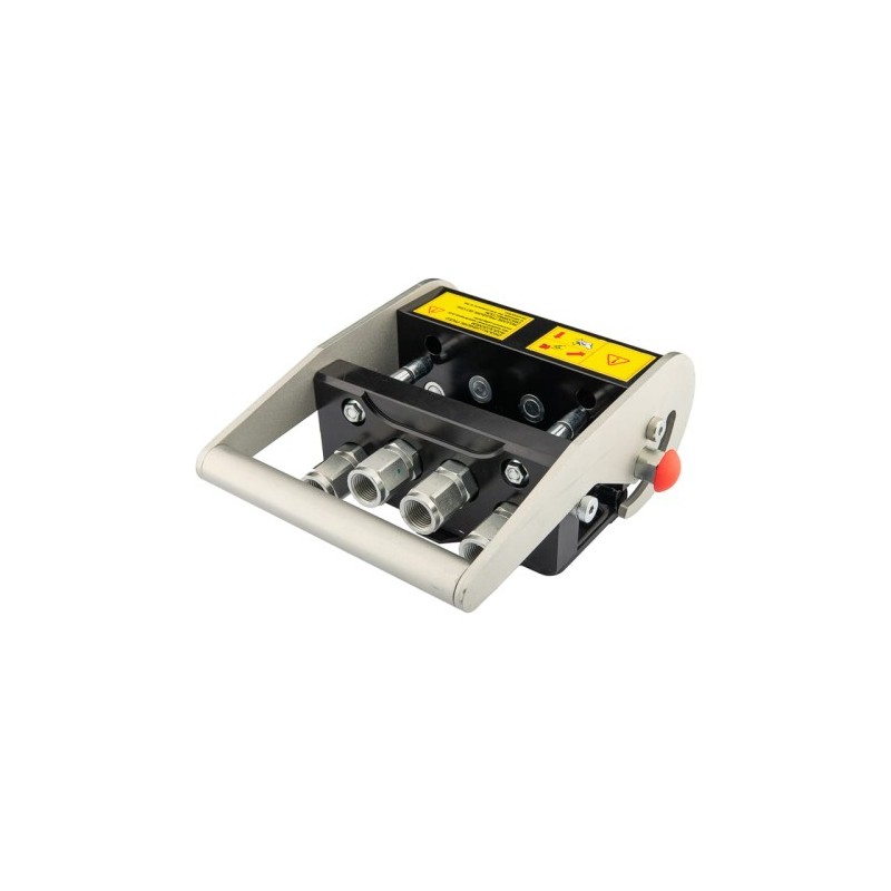 Pilnai sukomplektuota hidraulinė daugiafunkcinė jungtis, greito prijungimo jungtis, lizdas, kištukas, 4 kanalų, 1/2 colio, front