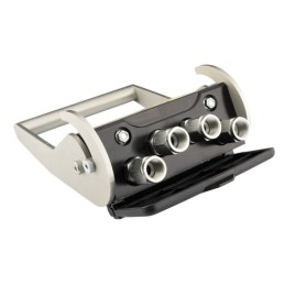 Pilnai sukomplektuota hidraulinė daugiafunkcinė jungtis, greito prijungimo jungtis, lizdas, kištukas, 4 kanalų, 1/2 colio, front