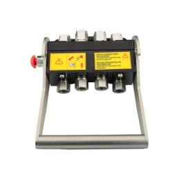 Pilnai sukomplektuota hidraulinė daugiafunkcinė jungtis, greito prijungimo jungtis, lizdas, kištukas, 4 kanalų, 1/2 colio, front