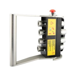 Pilnai sukomplektuota hidraulinė daugiafunkcinė jungtis, greito prijungimo jungtis, lizdas, kištukas, 4 kanalų, 1/2 colio, front