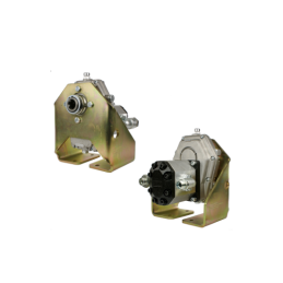 Daugiklio tvirtinimas su krumpliaratine pompa, našumas iki 67 l/min. ir sustiprintas laikiklis tvirtinimui prie pagrindo.