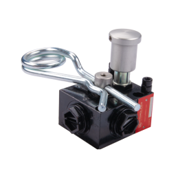 Priekabos hidraulinės stabdžių sistemos avarinis apsauginis vožtuvas