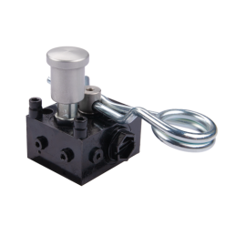 Priekabos hidraulinės stabdžių sistemos avarinis apsauginis vožtuvas