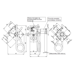 Priekabos hidraulinės stabdžių sistemos avarinis apsauginis vožtuvas