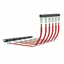 „Crocodile“ 1,02 m komplektas, sudarytas iš 2 sijų + įvorių + dantų