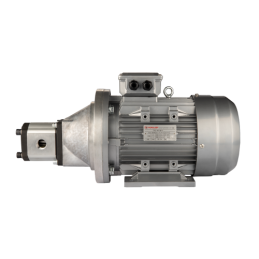 Hidraulinis krumpliaratinis siurblys + 3 fazių 400 V 4 kW variklis komplekte su varpo formos jungtimi ir kumšteliu, komplekto na