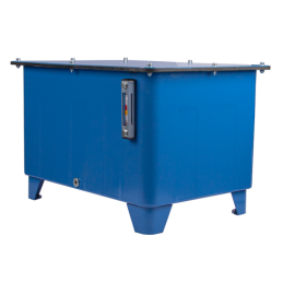 100 l hidraulinės alyvos bakas ant kojų su pilnu dangčiu