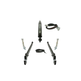 C-360 trijų taškų kablio komplektas. CBM kat. 2 šoniniai strypai, 800 ilgis, 30 storis, stabilizatoriai, hidraulinė centrinė tra