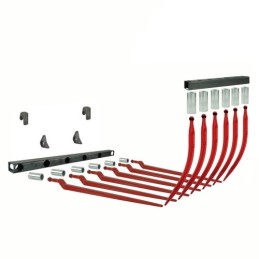 „Crocodile“ 1,02 m komplektas, 2 sijos + įvorės + dantys + tvirtinimas