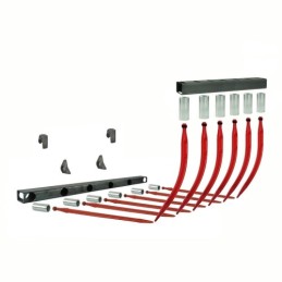 „Crocodile“ 1,02 m komplektas, 2 sijos + įvorės + dantys + tvirtinimas