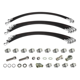 Hidraulika MF255 Ursus 3512 2812 hidraulinis skirstytuvas, 2 sekcijos ir 2 sekcijų žarnos bei jungtys