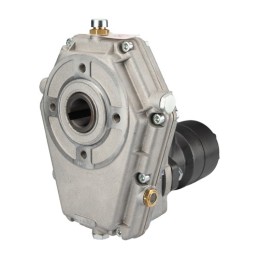 GR3 reduktorius, perdavimo skaičius: 3,0:1 + hidraulinis variklis BMR 160 375 aps./min. 9,6 kW 25 mm velenas